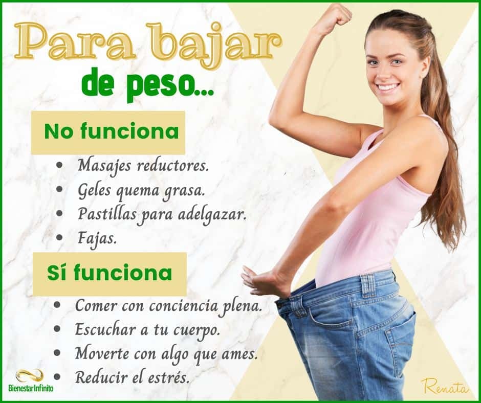 Bajar de peso a conciencia