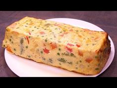 Budín de verduras colorido Budín de verduras colorido