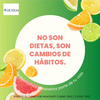 No son dietas, son cambios de hábitos