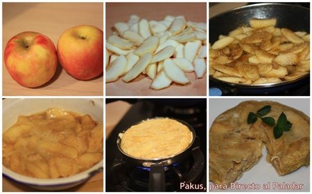 Omelette de manzana Omelette de manzana