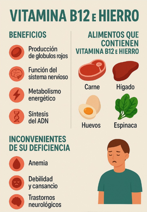 El papel del hierro y la vitamina B12 en pacientes bariátricos: cómo evitar deficiencias