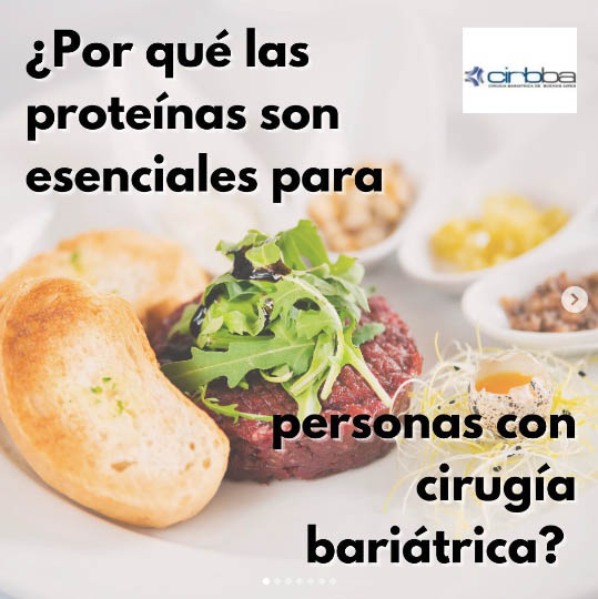 Por qué las proteínas son esenciales para personas con cirugía bariátrica?