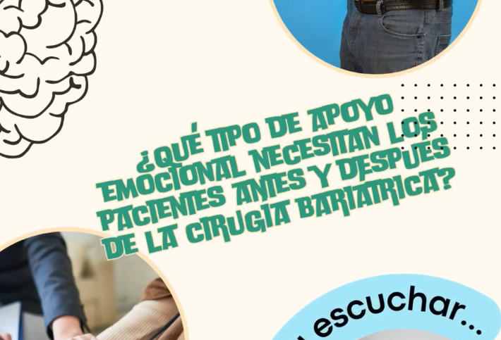 Qué tipo de apoyo emocional necesitan los pacientes antes y después de la cirugía bariátrica?